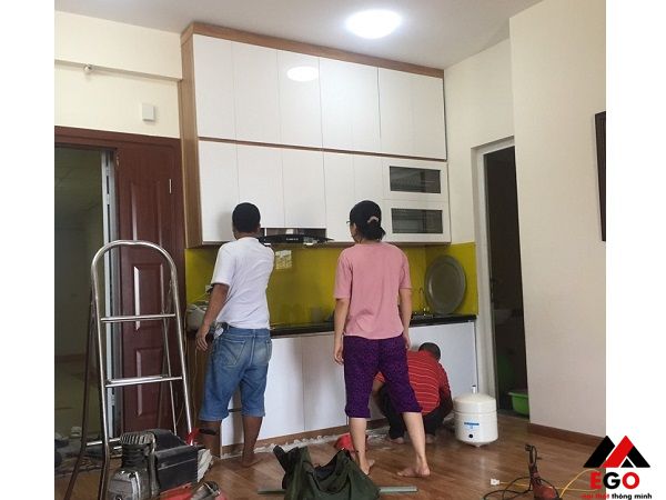 Các loại tủ bếp gỗ công nghiệp đang được ưa chuộng 